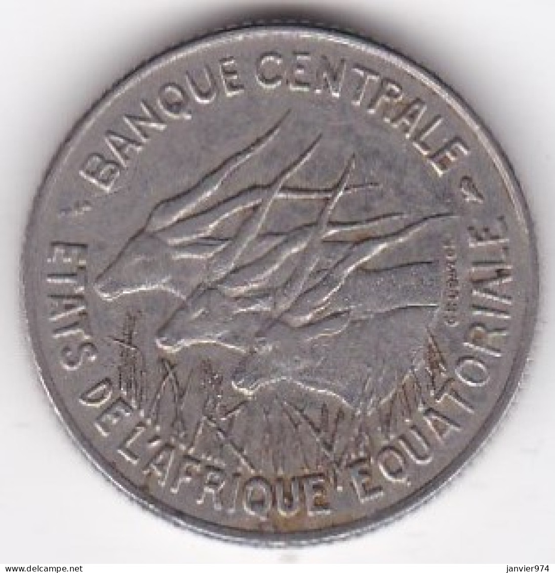 Etats De L'Afrique Equatoriale Banque Centrale. 100 Francs 1968 .en Nickel,  KM# 5 - Autres – Afrique