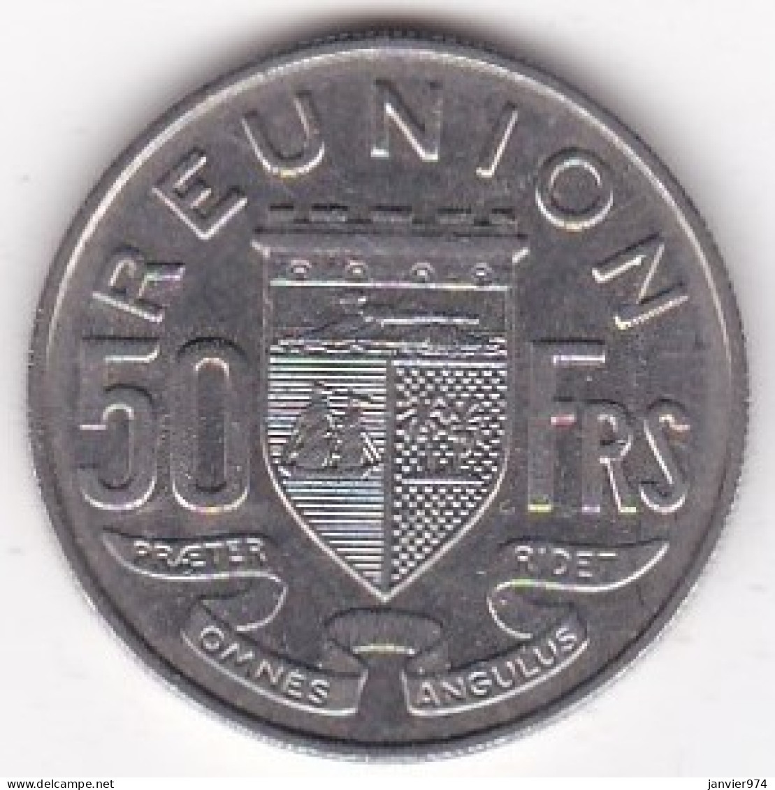 Ile De La Réunion 50 Francs 1962 En Nickel , Lec# 99 - Riunione