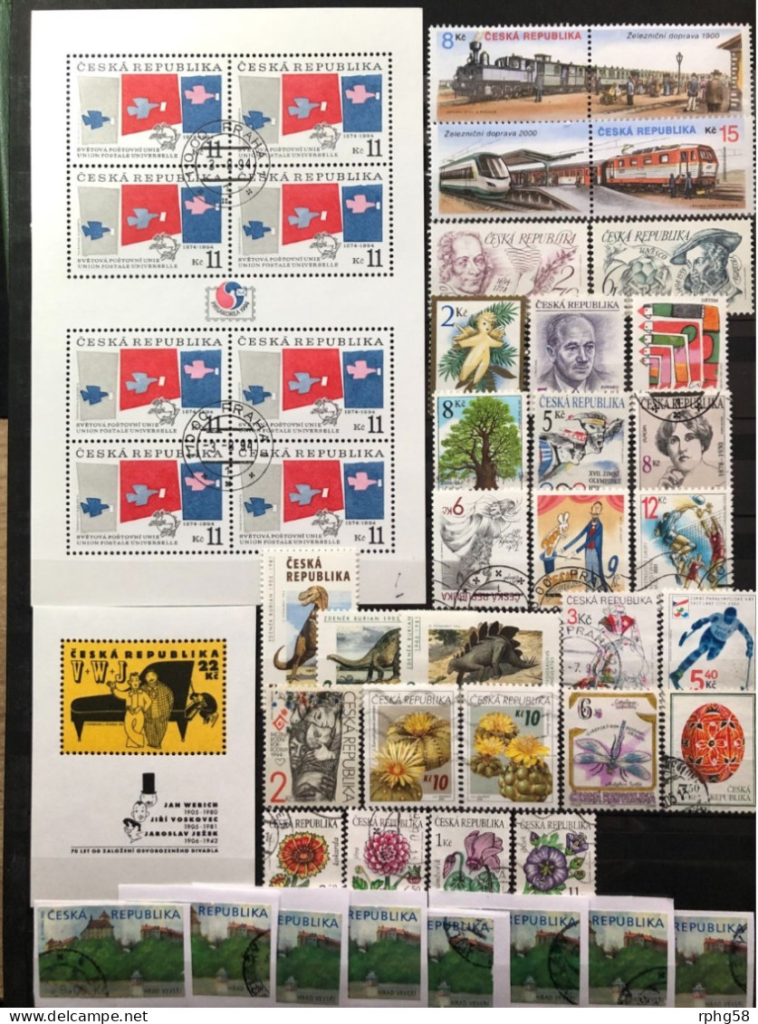 Lot Timbres République Tchèque - Lots & Serien