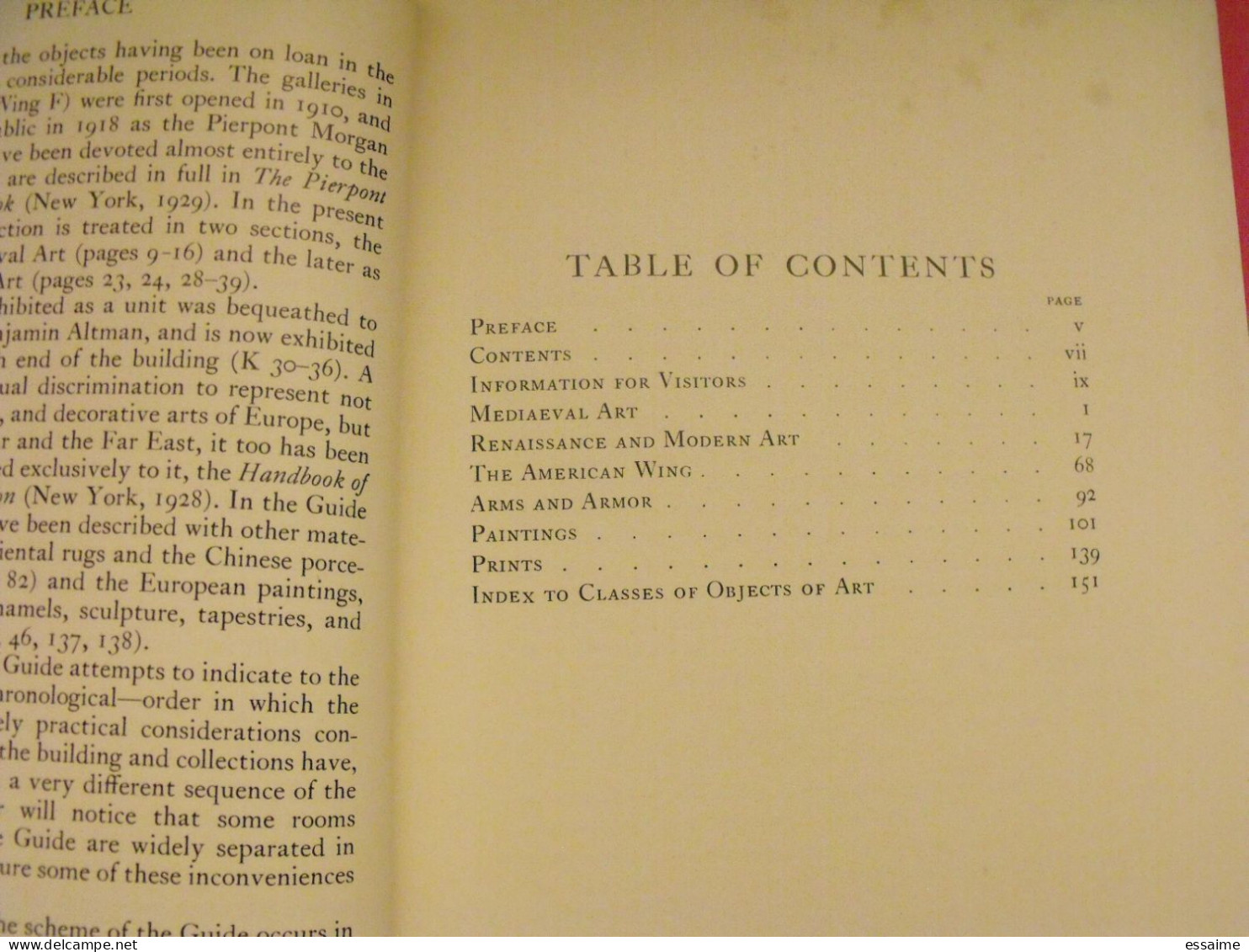 A Guide To The Collections Of The Metropolitan Museum Of Art. Part II European And American Art. 1937 - Beaux-Arts