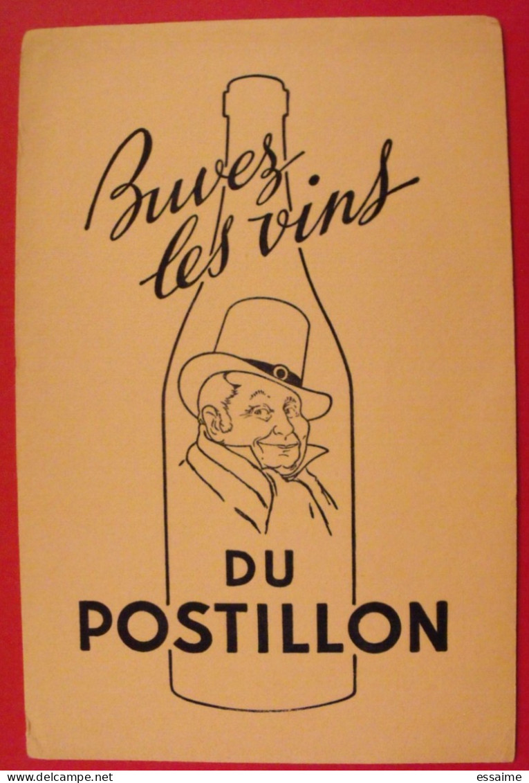 Buvard Vin, Buvez Les Vins Du Postillon - V