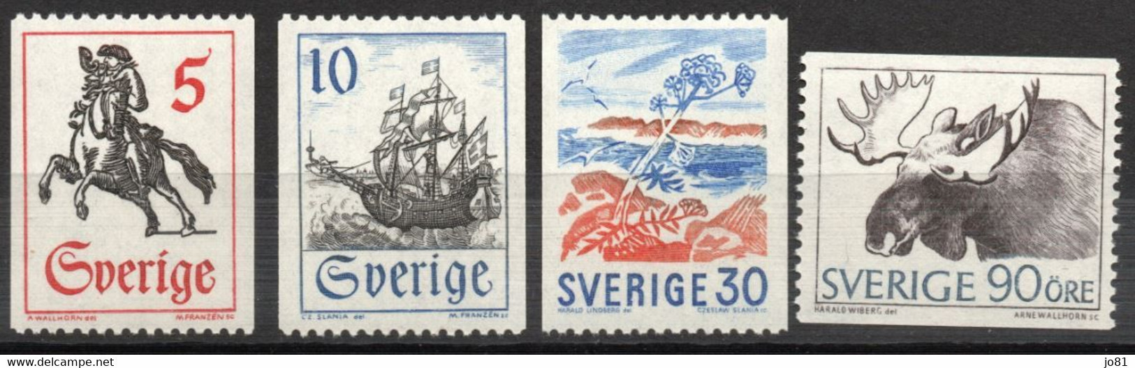 Suède YT 574-577 Neuf Sans Charnière XX MNH - Unused Stamps