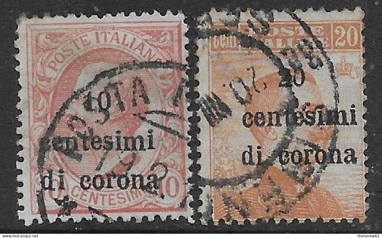 Italia Italy 1919 Occupazioni Trento E Trieste 2val Sa N.4-5 US - Trentino & Triest