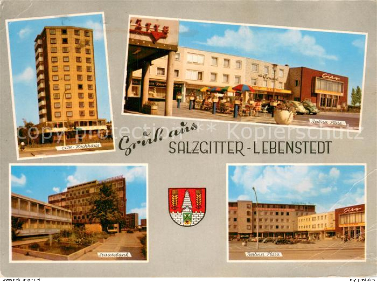 73769544 Lebenstedt Salzgitter CVJM Hochhaus Staatsbank Berliner Platz Lebensted - Salzgitter