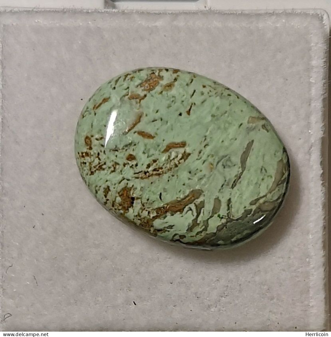 Variscite Naturelle D'Afrique - Cabochon 5.58 Carats - 16.1 X 12.1 X 3.6 Mm - Autres & Non Classés