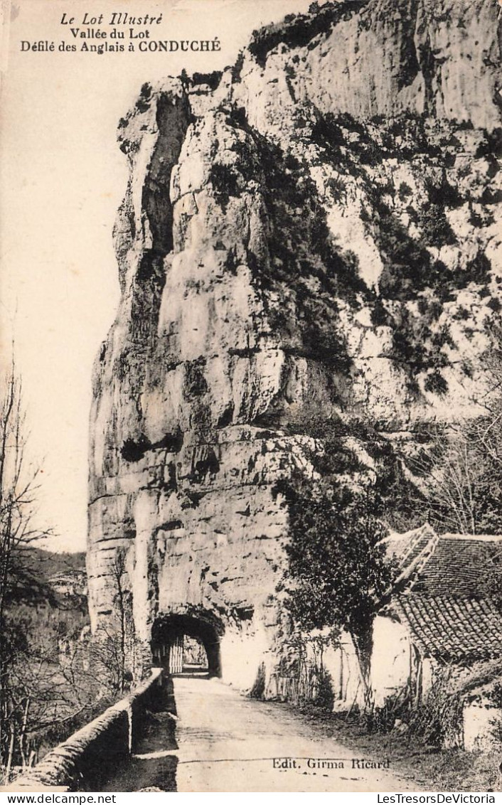 FRANCE - Le Lot Illustré - Vallée Du Lot - Défilé Ses Anglais à Conduché - Carte Postale Ancienne - Autres & Non Classés