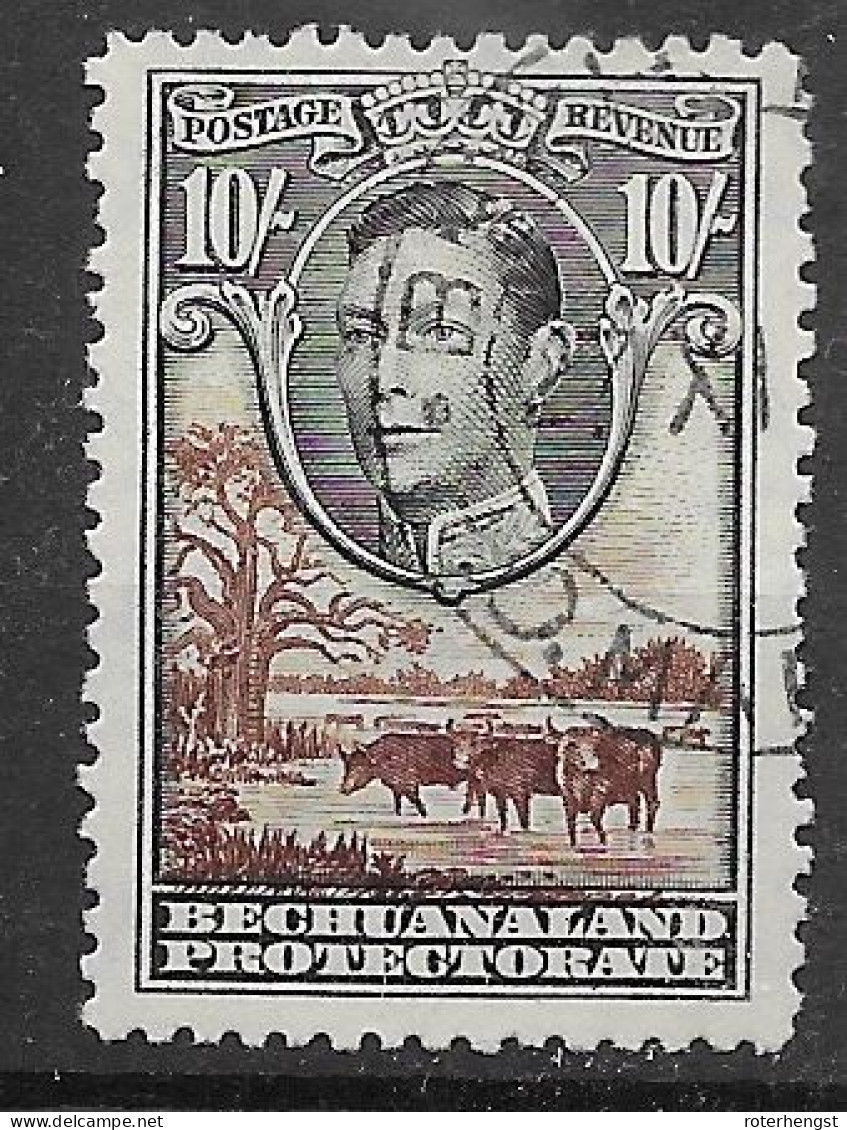 Bechuanaland VFU 30 Euros 1938 (old Michel Cat) - 1885-1964 Bechuanaland Protectorate