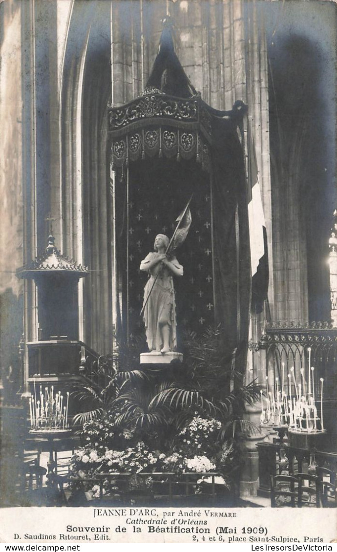 ARTS - Sculpture - Jeanne D'Arc Par André Vermare - Cathédrale D'Orléans - Carte Postale Ancienne - Paintings