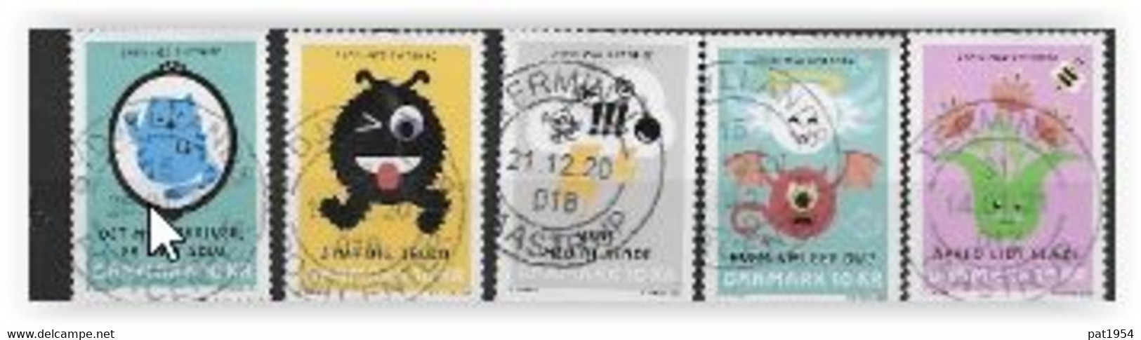 Danemark 2020 Série Oblitérée Pensez à Ce Que Vous écrivez - Used Stamps