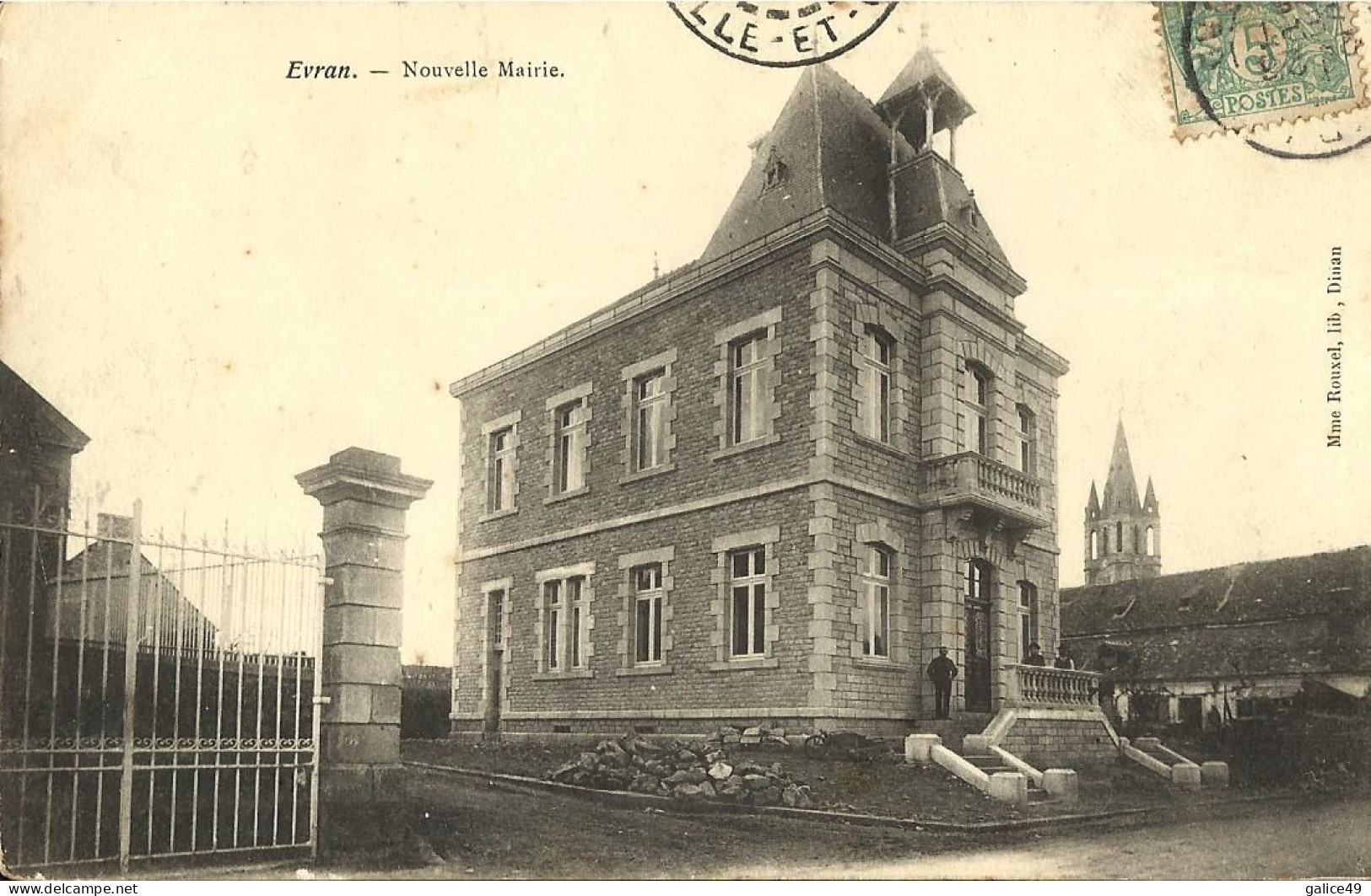 10882 CPA Evran - Nouvelle Mairie - Evran