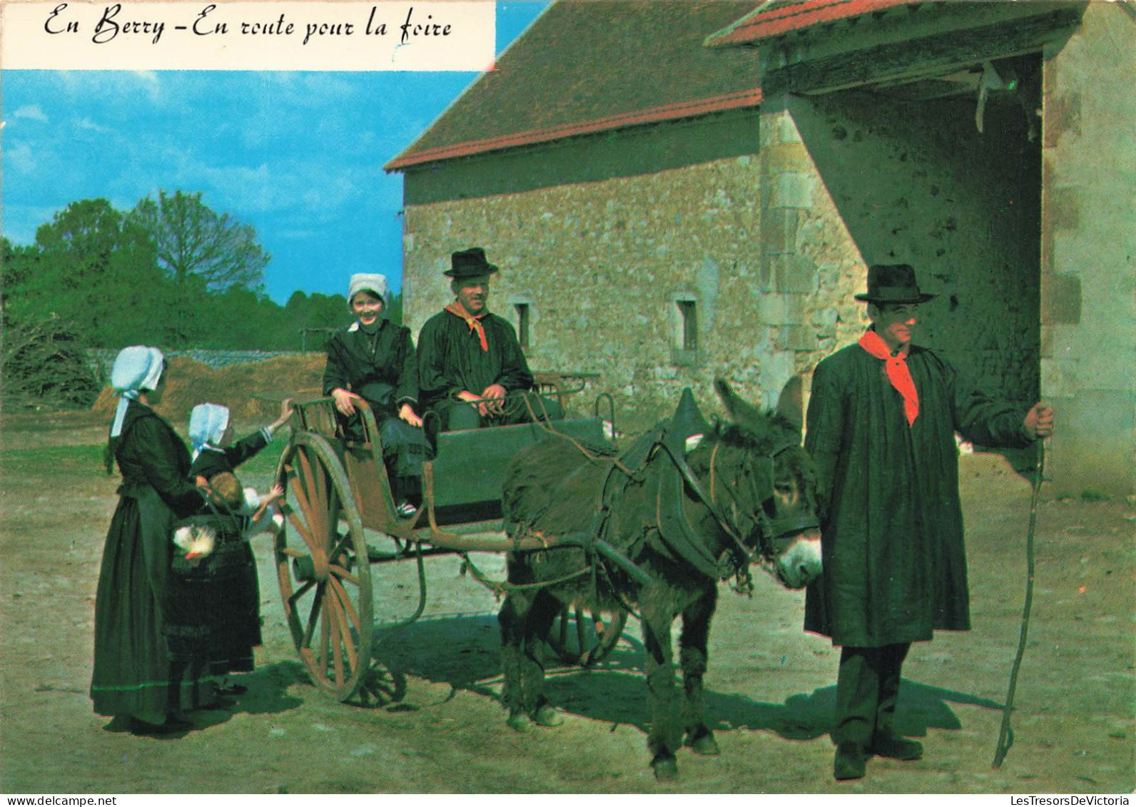 FRANCE - En Berry - En Route Pour La Foire - Le Chatelet - La Chainee Castelosise - Carte Postale - Bourges