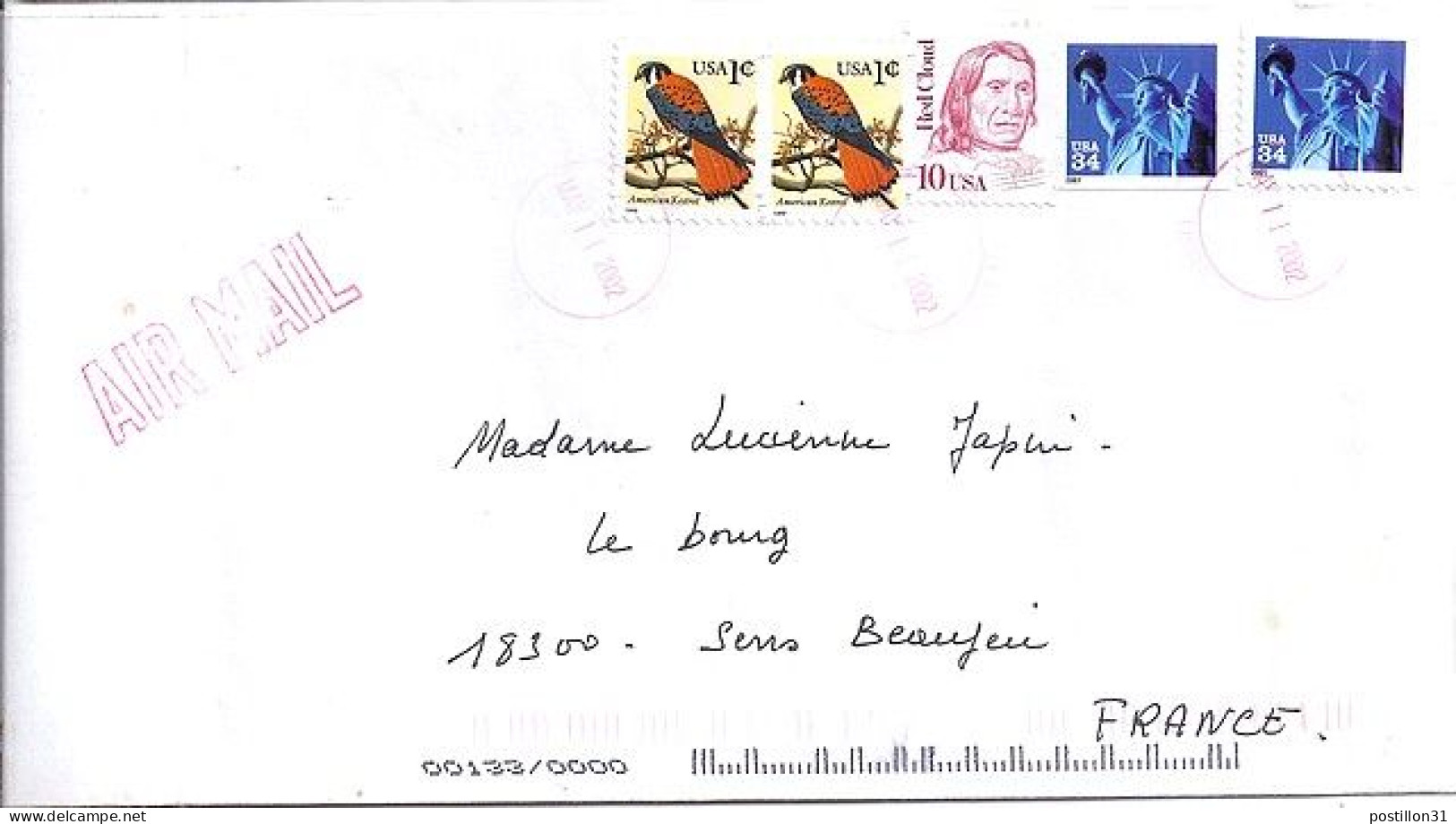 USA N° S/L.DE OAKLAND/11.5.02 POUR LA FRANCE - Lettres & Documents
