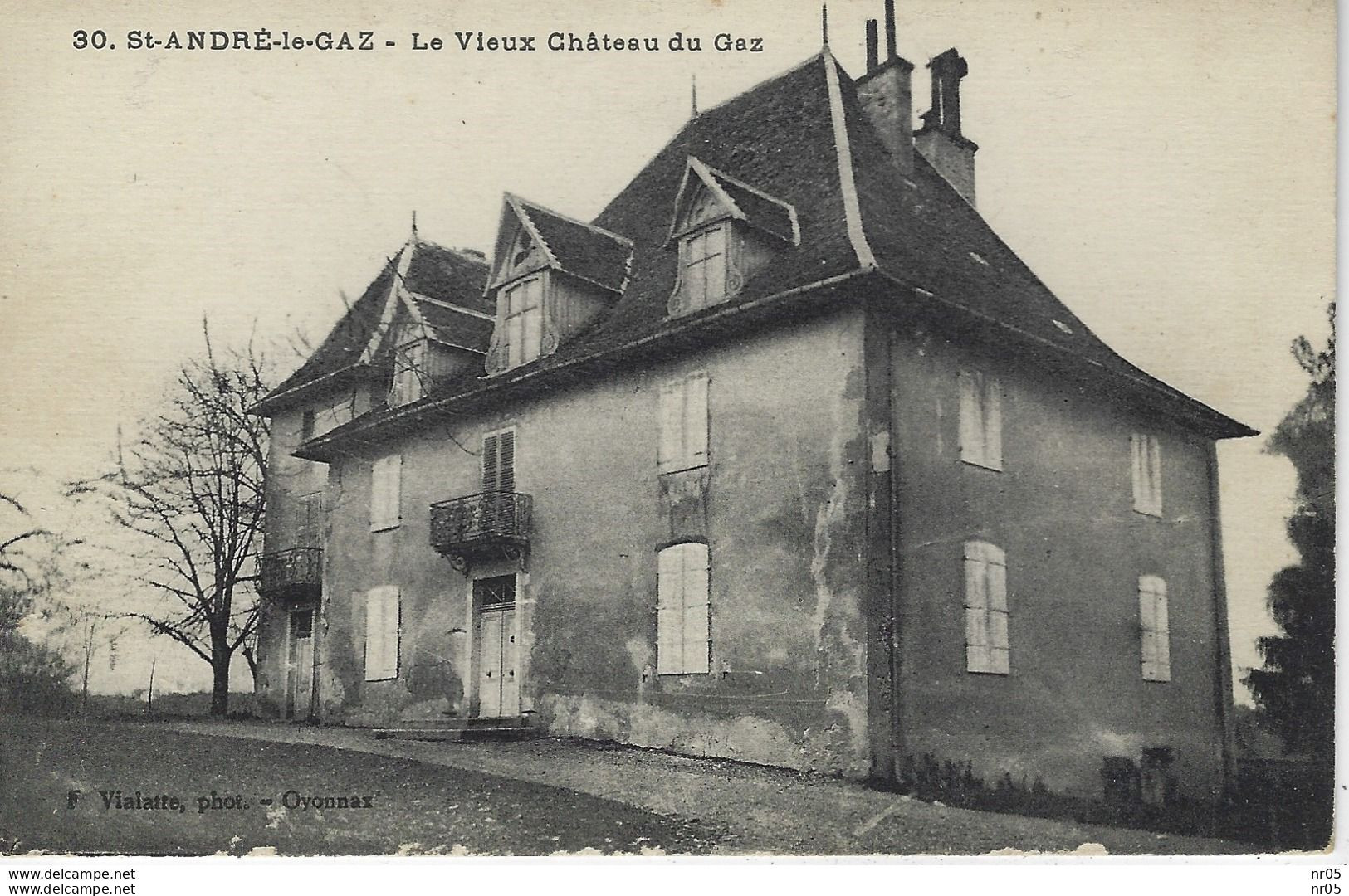 38  - St ANDRE Le GAZ - Le Vieux Chateau Du Gaz    ( Isere ) - Saint-André-le-Gaz