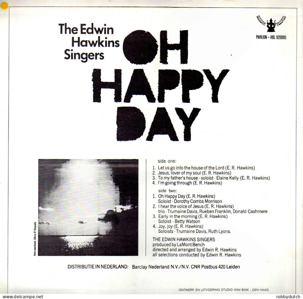 * LP *  EDWIN HAWKINS SINGERS - OH HAPPY DAY (Europe 1969) - Chants Gospels Et Religieux