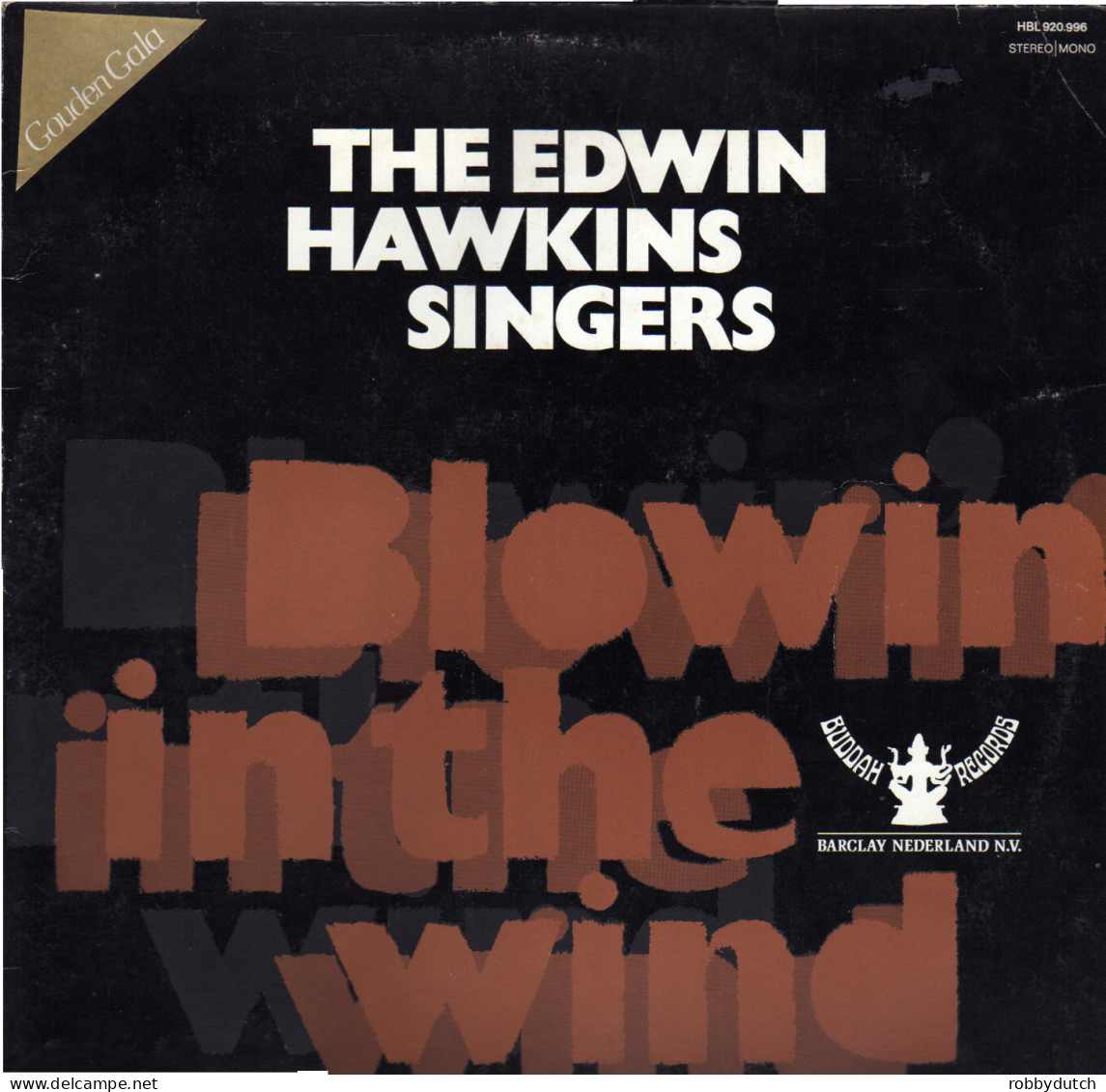 * LP *  EDWIN HAWKINS SINGERS - BLOWIN'  IN THE WIND (Holland 1969) - Canti Gospel E Religiosi