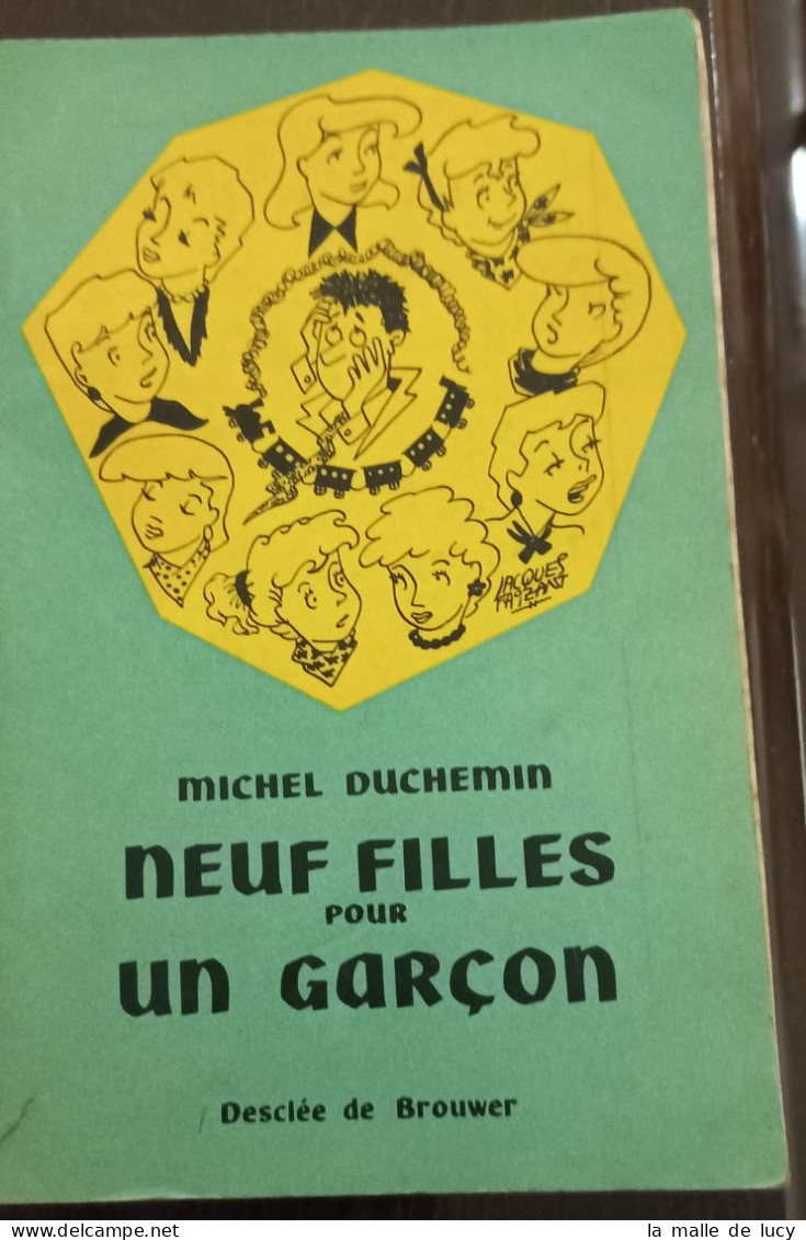 Neuf Filles Pour Un Garçon - Michel Duchemin - 1952 - Avontuur