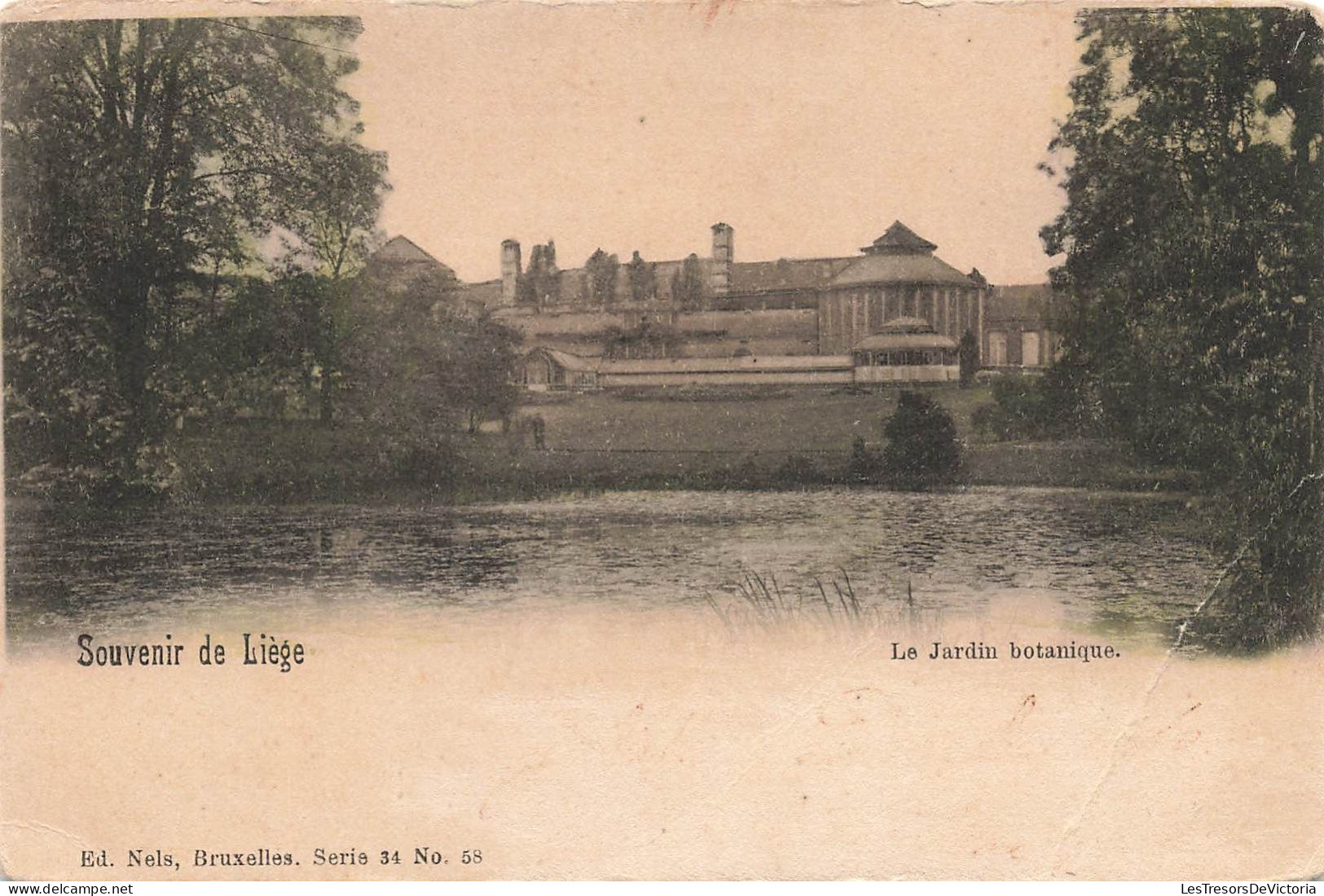 BELGIQUE - Souvenir De Liège - Le Jardin Botanique - Dos Non Divisé - Carte Postale Ancienne - Liege