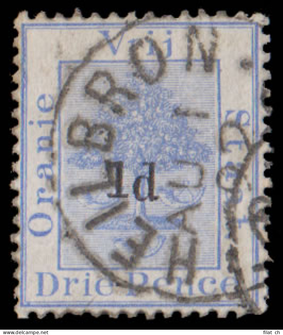 Orange Free State 1890 1d On 3d Dropped "d" F/U - État Libre D'Orange (1868-1909)