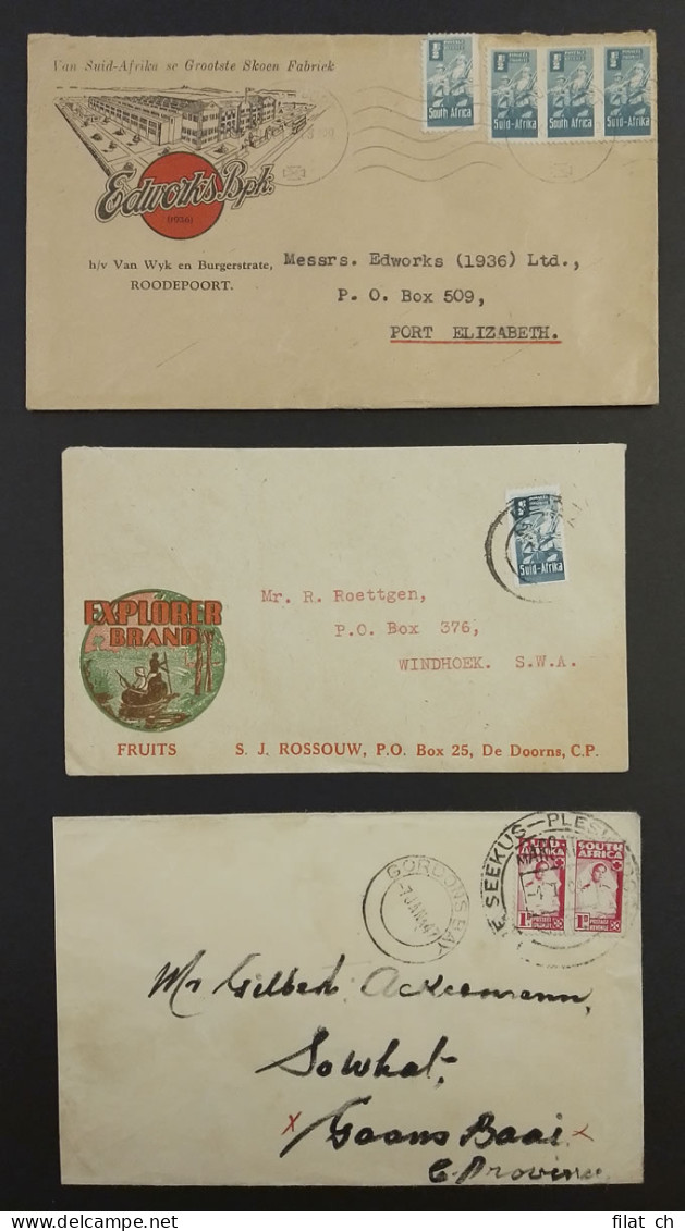 South Africa 1942 Bantam War Effort Group Of Covers - Non Classés