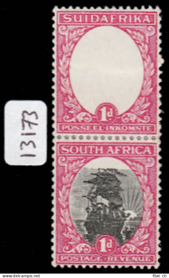 South Africa 1930 1d Centre Omitted With Cert - Non Classificati