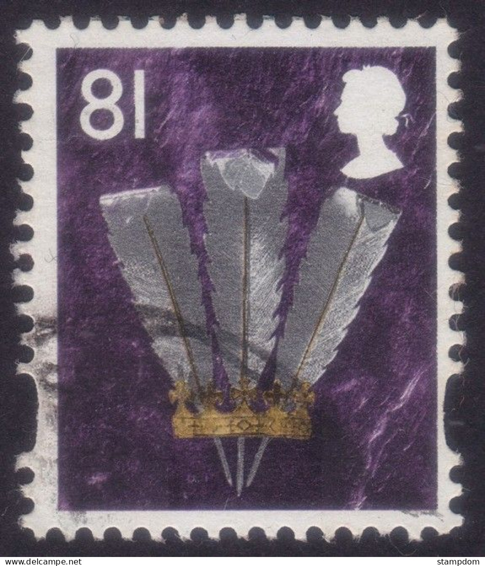 GREAT BRITAIN 2008 Wales & Monmouthshire 81p Feathers Sc#32 - USED @R192 - Wales