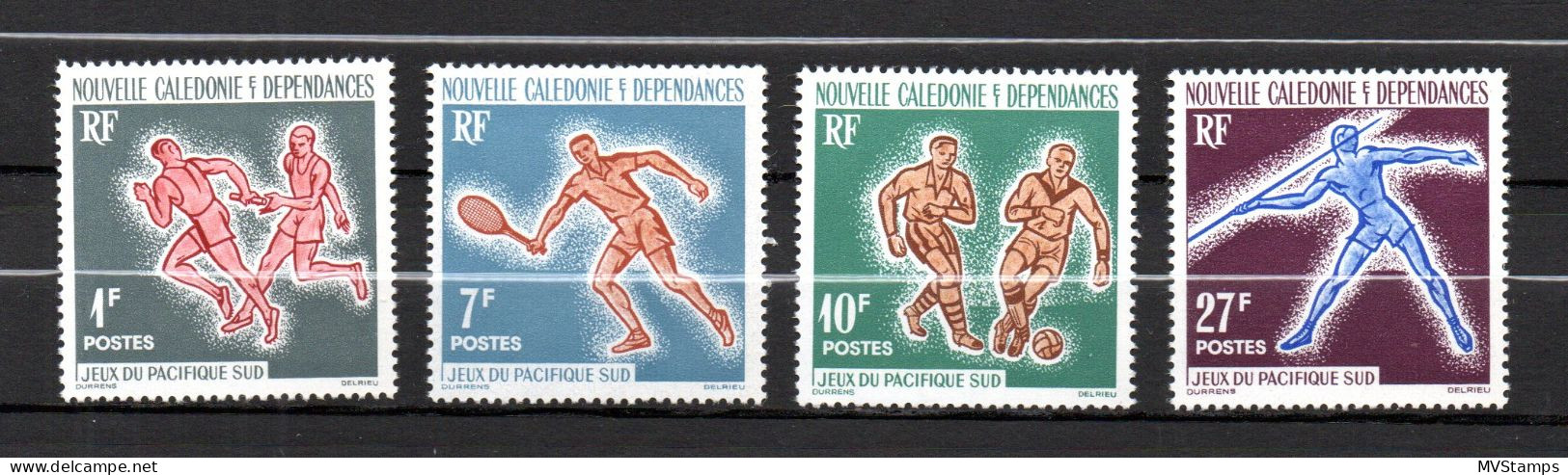 New Caledonia 1963 Old Set Olympic/sports Stamp (Michel 388/91) Nice MNH - Nuovi