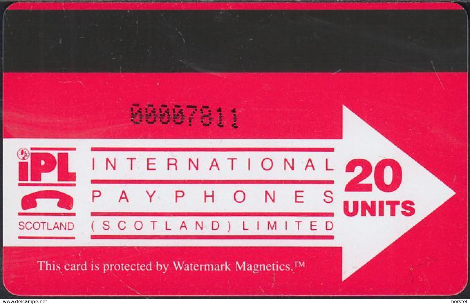 UK -  GB-OIL-AUT-0014 Payphones IPL Autelca  Phillips Petroleum - Maureen (Red IPL Logo) Scottland - 20 Units - Mint - Boorplatformen