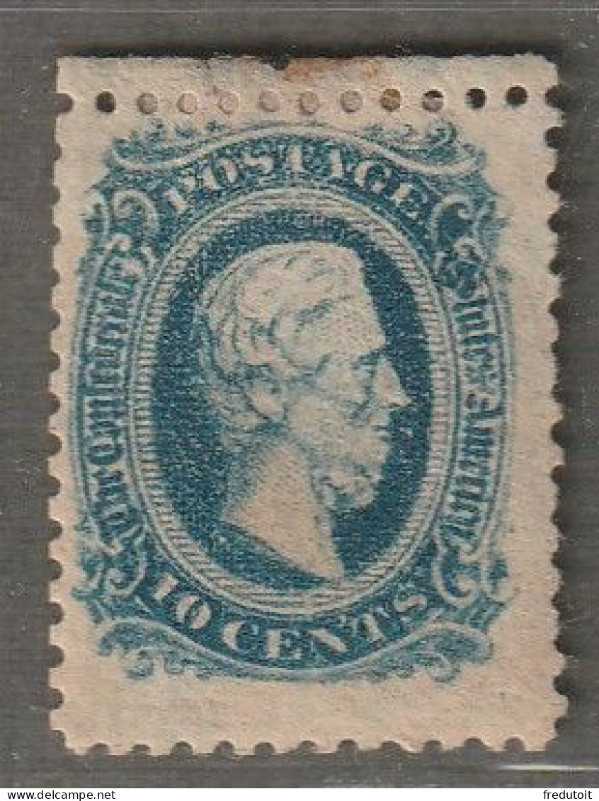 Etats-Unis D'Amérique - Scott : N°11e * (1862-64) 10c Bleu - 1861-65 Confederate States