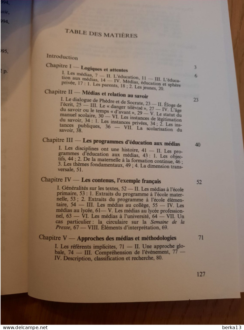 Education Et Médias GONNET -Que Sais-je? 1997 - Sociologie