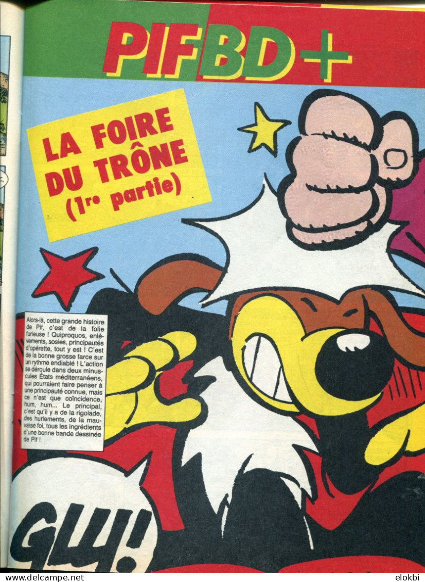 Lot Des Pif Gadget N°987, 988 Et 989 - Une Grande Aventure De Pif Et Hercule En 3 Parties "La Foire Du Trône" - Pif Gadget