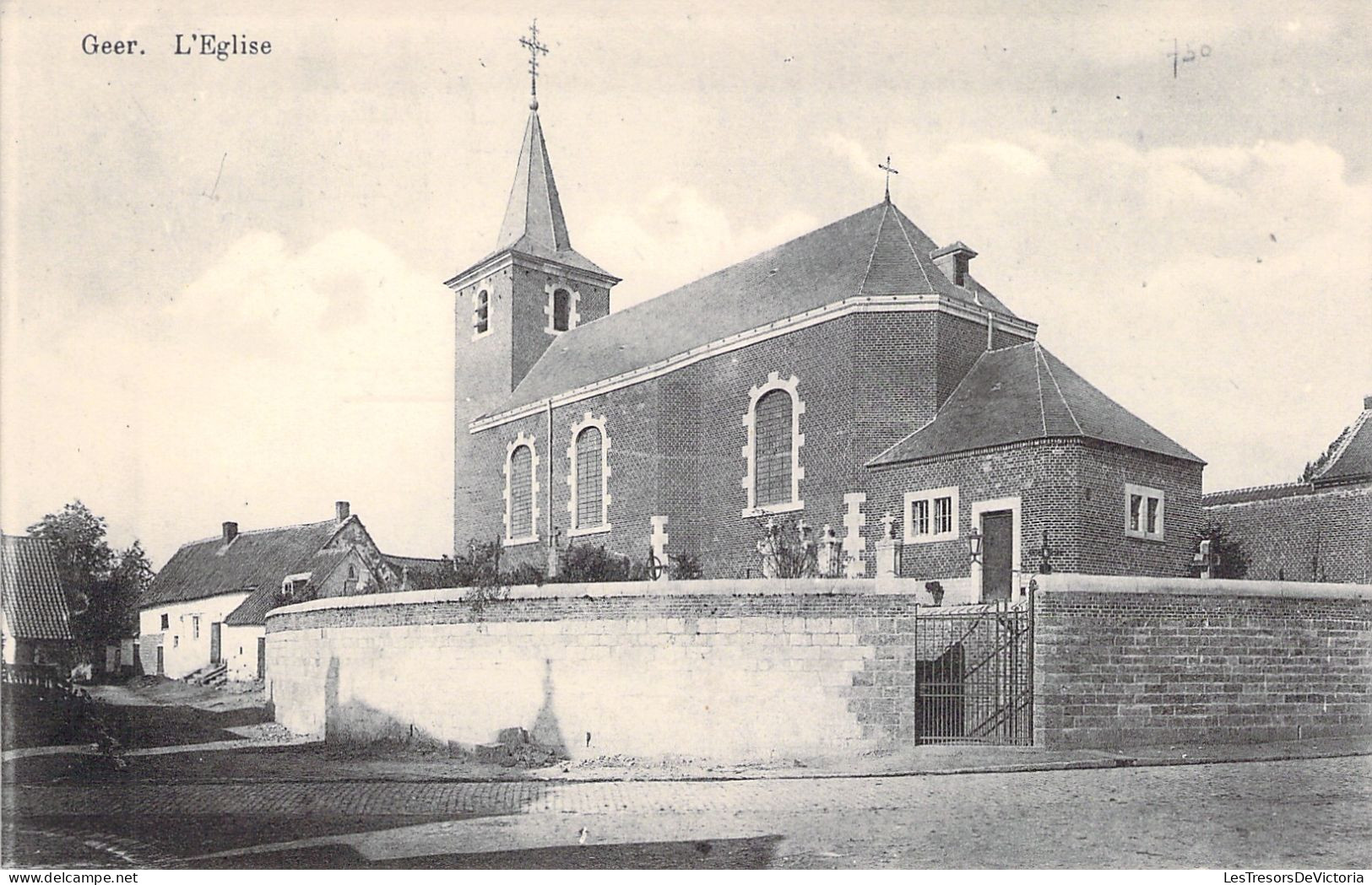 BELGIQUE - Geer - L'eglise - Clocher - Edit Laflotte - Carte Postale Ancienne - Sonstige & Ohne Zuordnung