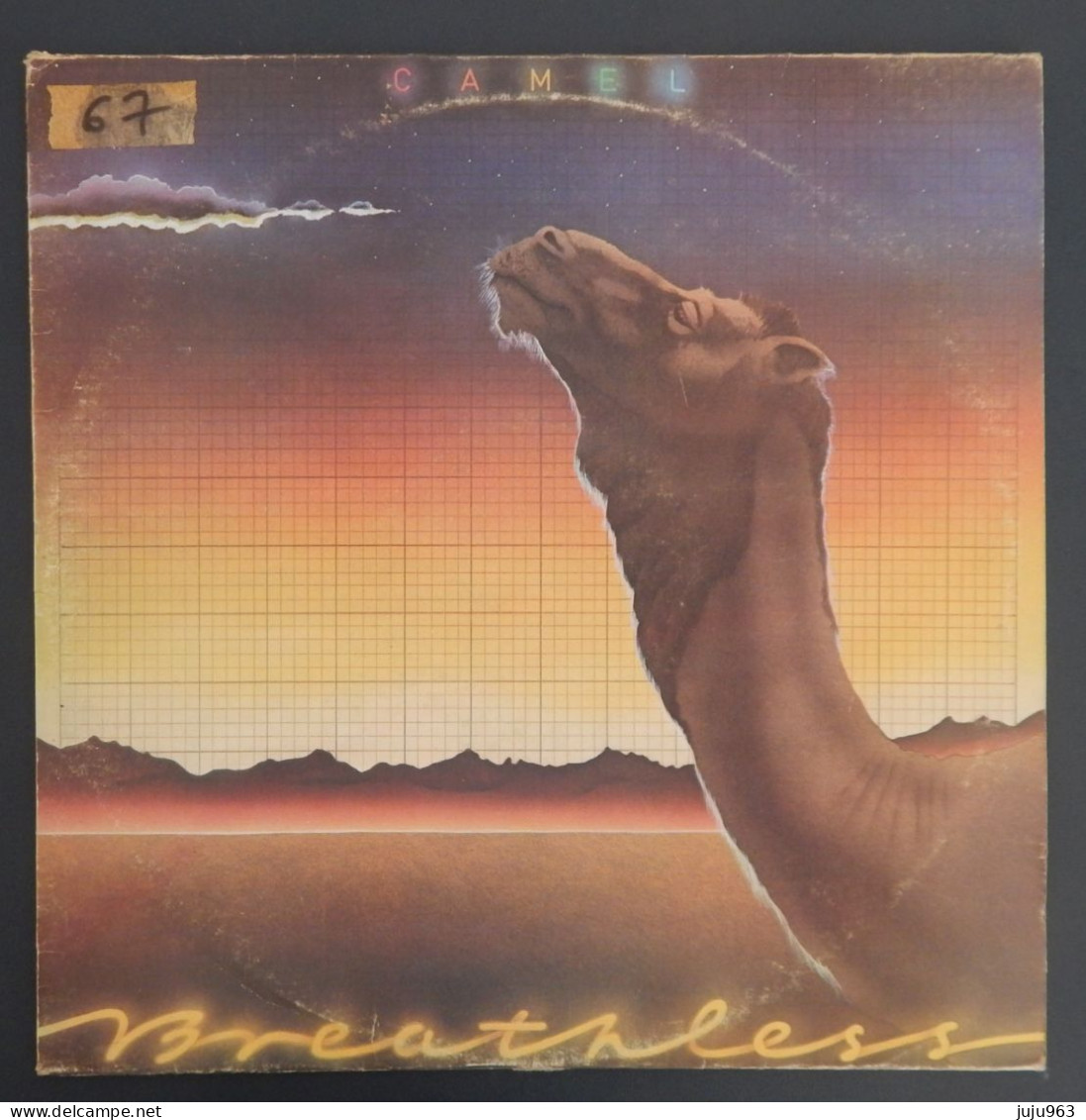 VINYL LP 33 TOURS CAMEL "BREATHLESS" ANNEE 1978 POCHETTE ASSEZ BON ETAT - BON ETAT D ECOUTE VOIR 2 SCANS - Instrumental