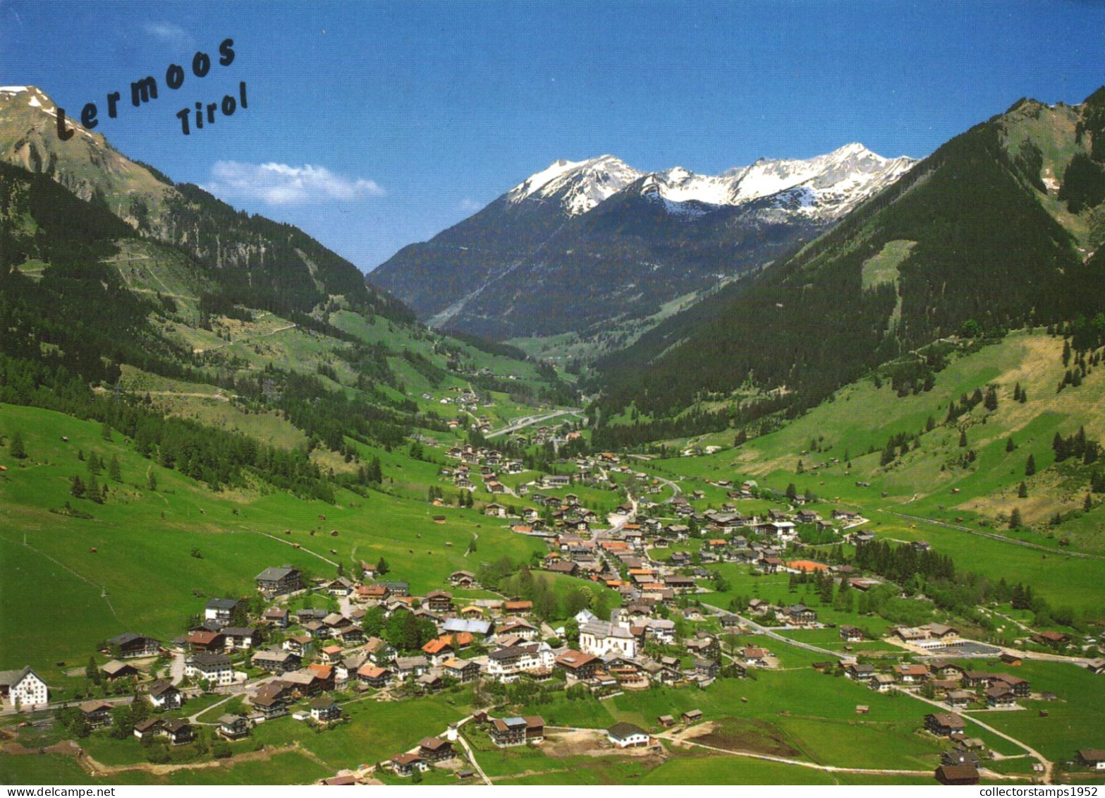 LERMOOS, TIROL, MOUNTAIN, ARCHITECTURE, AUSTRIA, POSTCARD - Lermoos