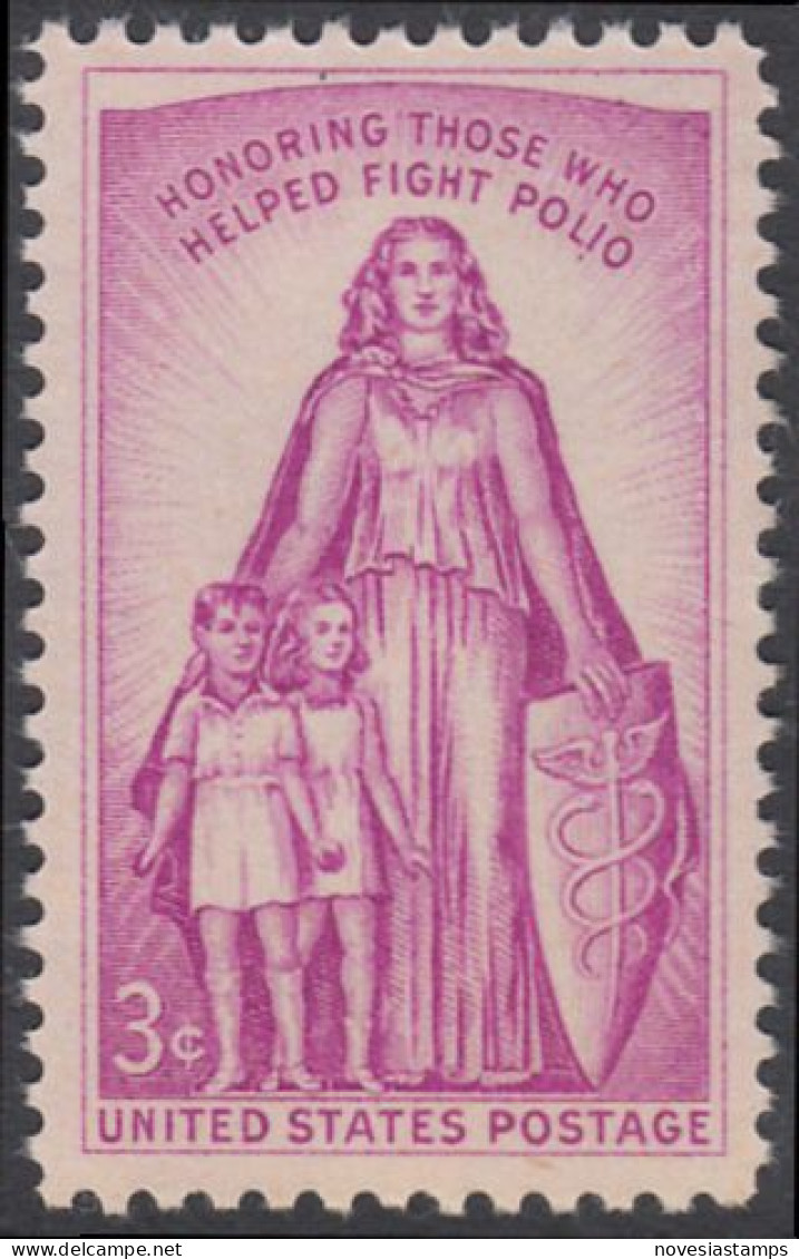 !a! USA Sc# 1087 MNH SINGLE (a2) - Polio - Neufs