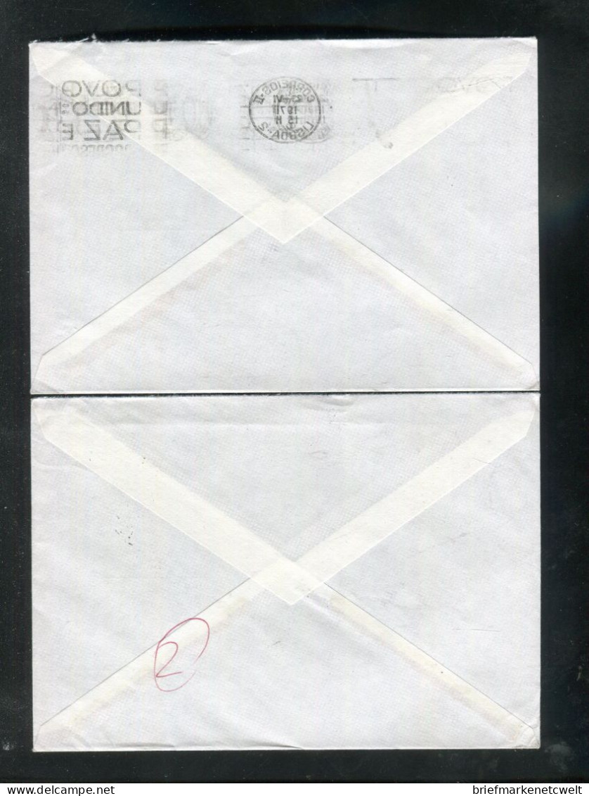 "PORTUGAL" 1971, 2 Schiffspostbriefe (60066) - Cartas & Documentos