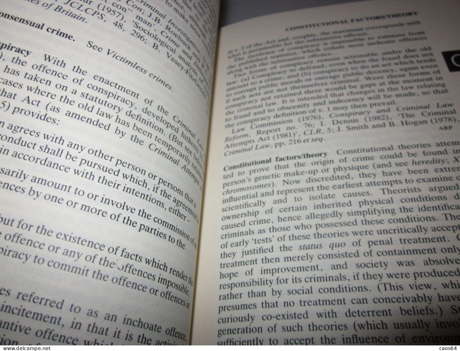 A Dictionary Of Criminology Dermot Walsh And Adrian Poole 1983 - 1950-Oggi