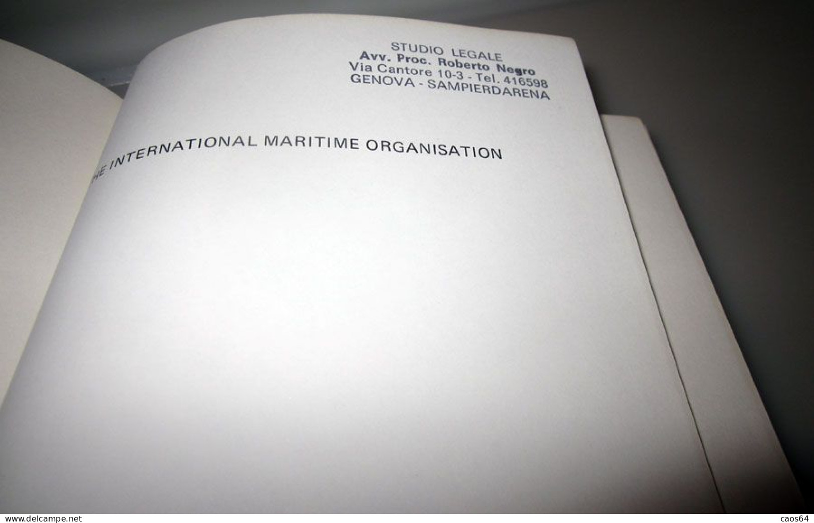 The International Maritime Organisation Samir Mankabady 1984 - 1950-Heden