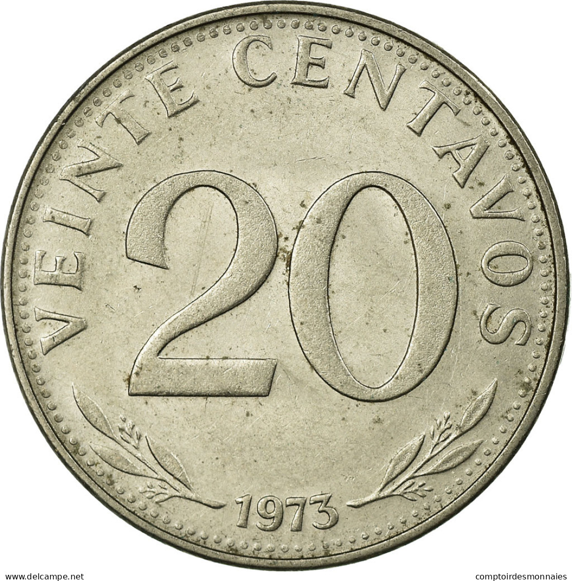 Monnaie, Bolivie, 20 Centavos, 1973, TTB, Nickel Clad Steel, KM:189 - Bolivië