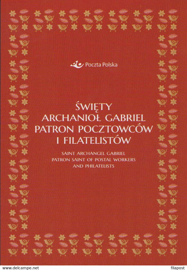 Poland 2022 Booklet / Saint Archangel Gabriel - Patron Saint Of Postal Workers And Philatelists / Two Blocks MNH** - Libretti