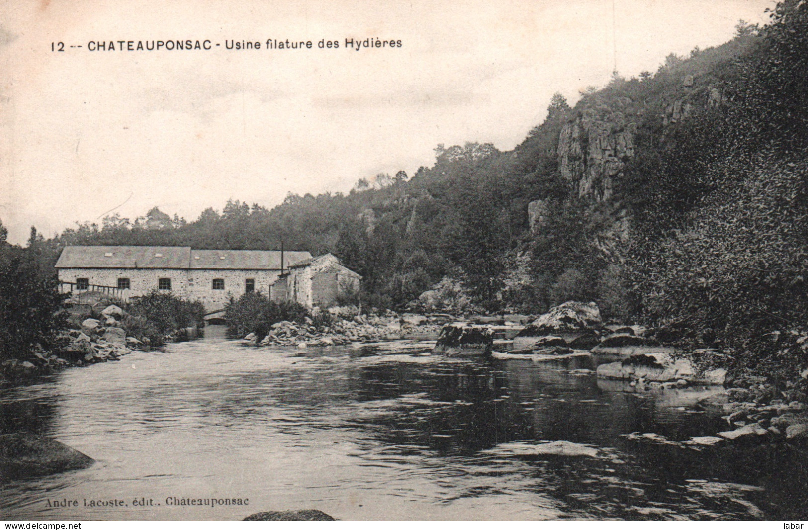 CPA HAUTE VIENNE / 87 / CHATEAUPONSAC / USINE FILATURE DES HYDIERES - Chateauponsac