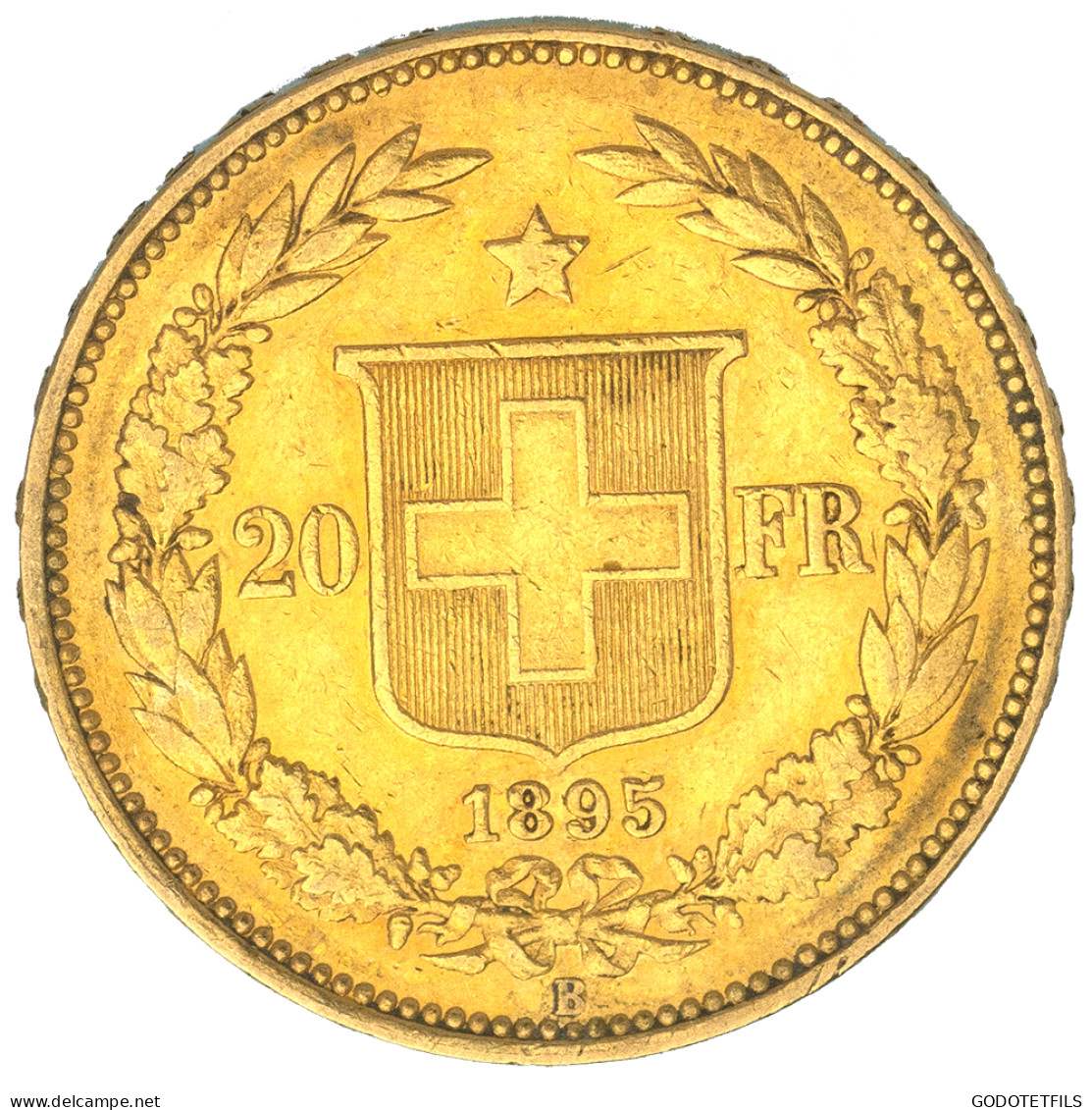 Suisse- 20 Francs Confédération Helvétique 1895 Berne - 20 Franken (oro)