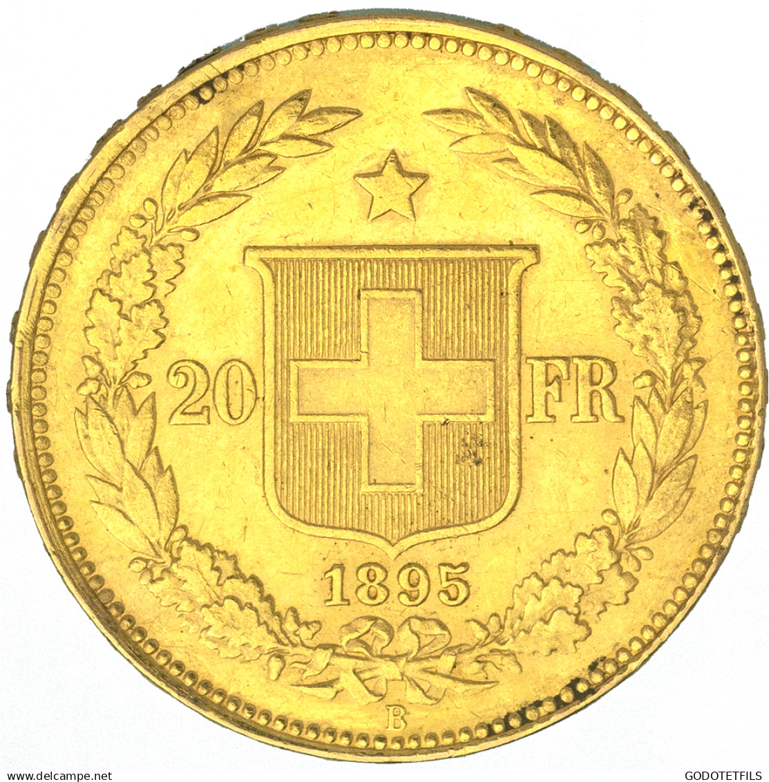 Suisse- 20 Francs Confédération Helvétique 1895 Berne - 20 Franken (oro)