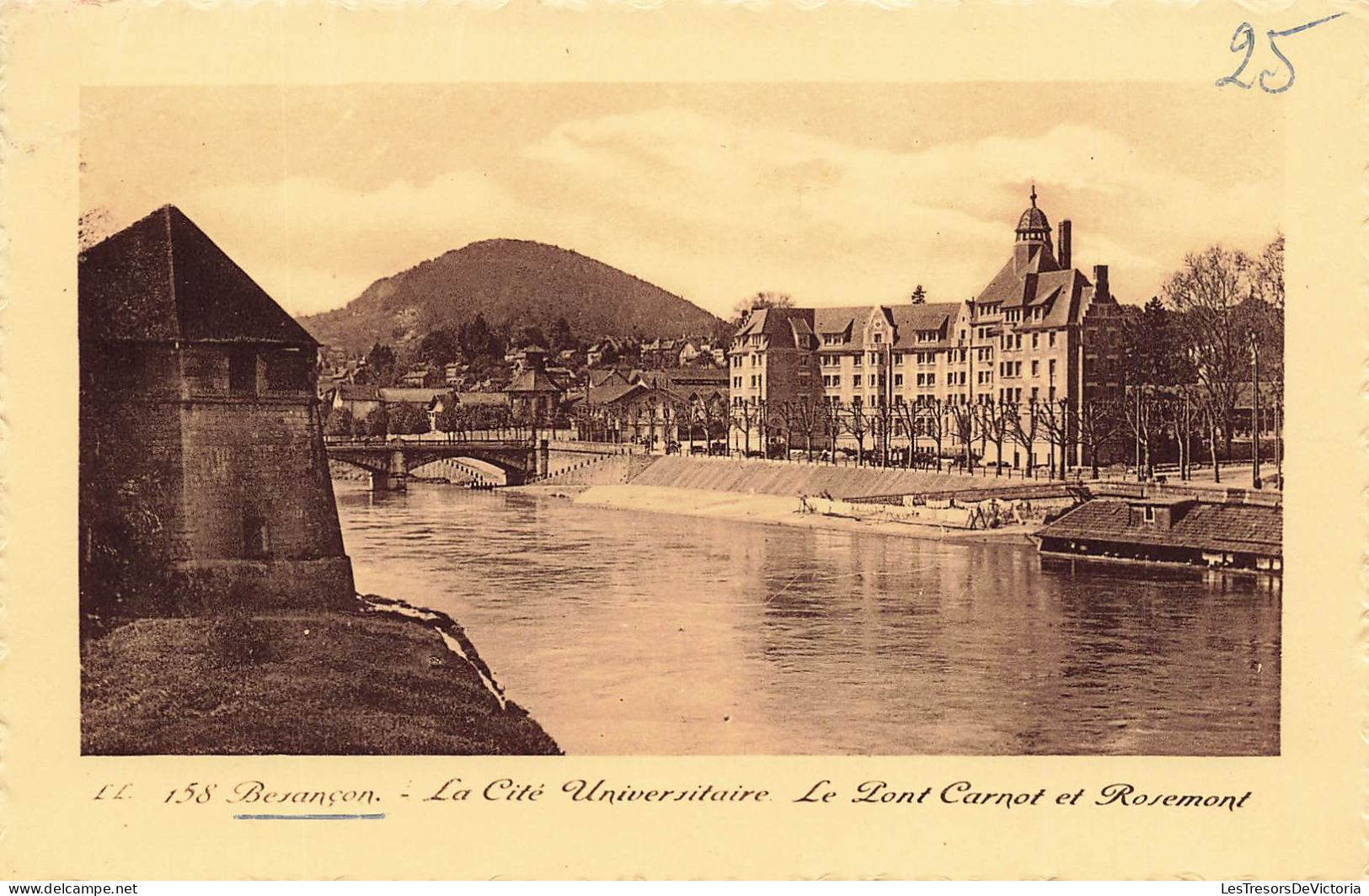FRANCE - Besançon - La Cité Universtaire - Le Pont Carnot Et Le Rosemont - Carte Postale Ancienne - Besancon