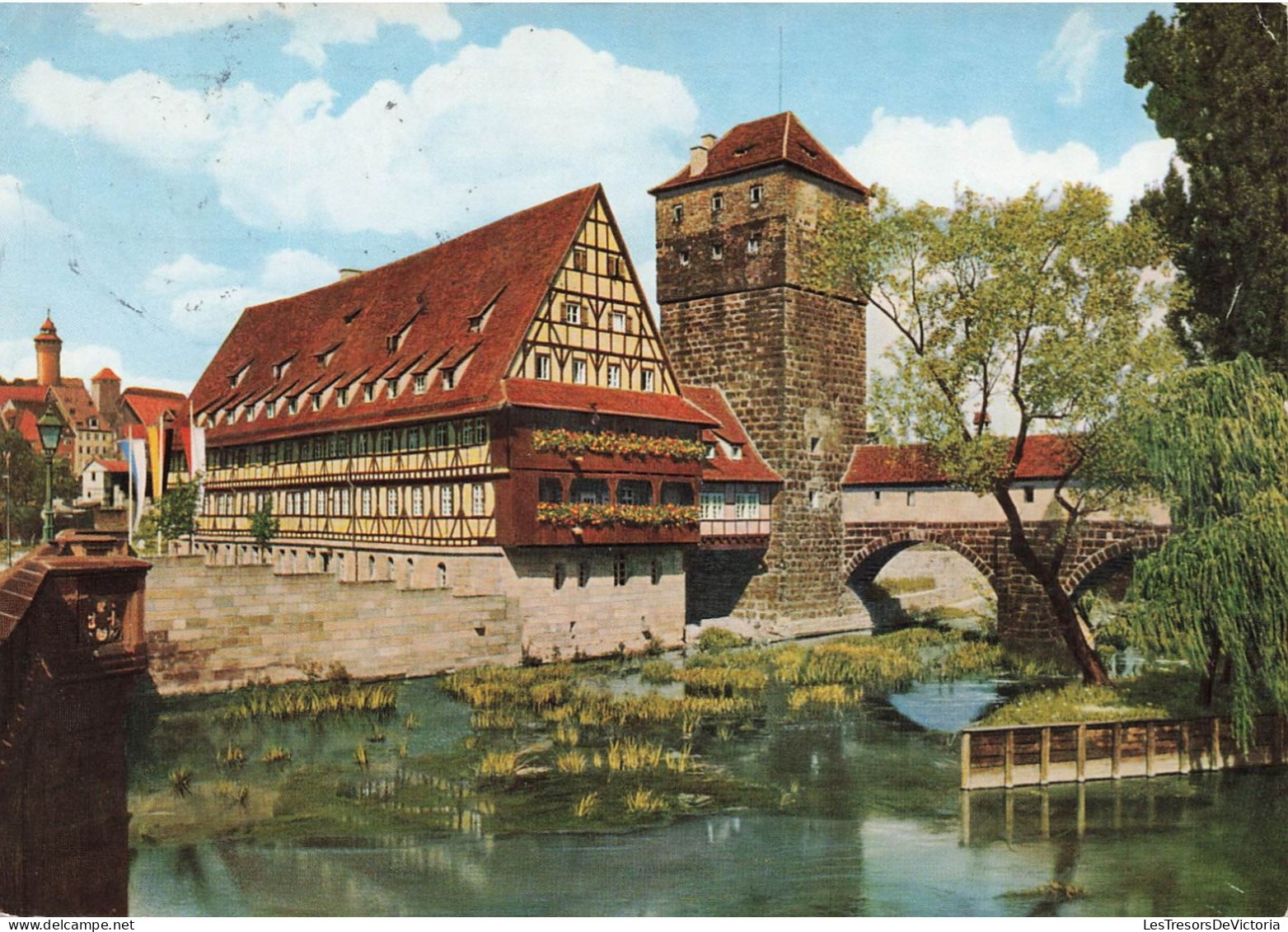 ALLEMAGNE - Nürnberg - Henkersteg (Weinstadel) Erbaut 1446/48 - Im Haüslich Eingerichten Wehrgang - Carte Postale - Other & Unclassified