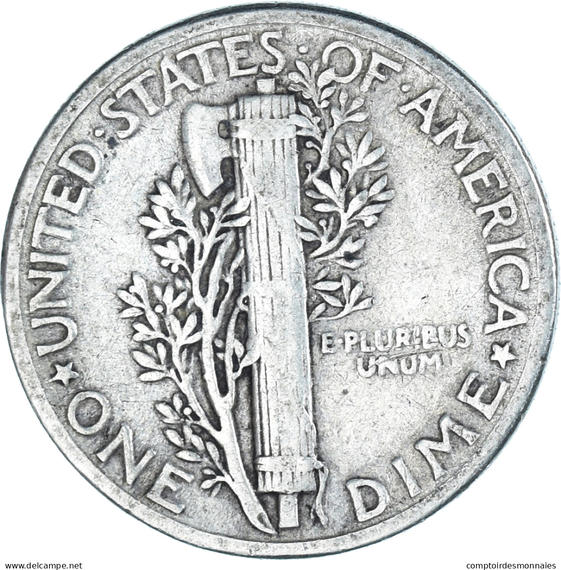 Monnaie, États-Unis, Mercury Dime, Dime, 1945, U.S. Mint, Philadelphie, TB+ - 1916-1945: Mercury (Mercure)