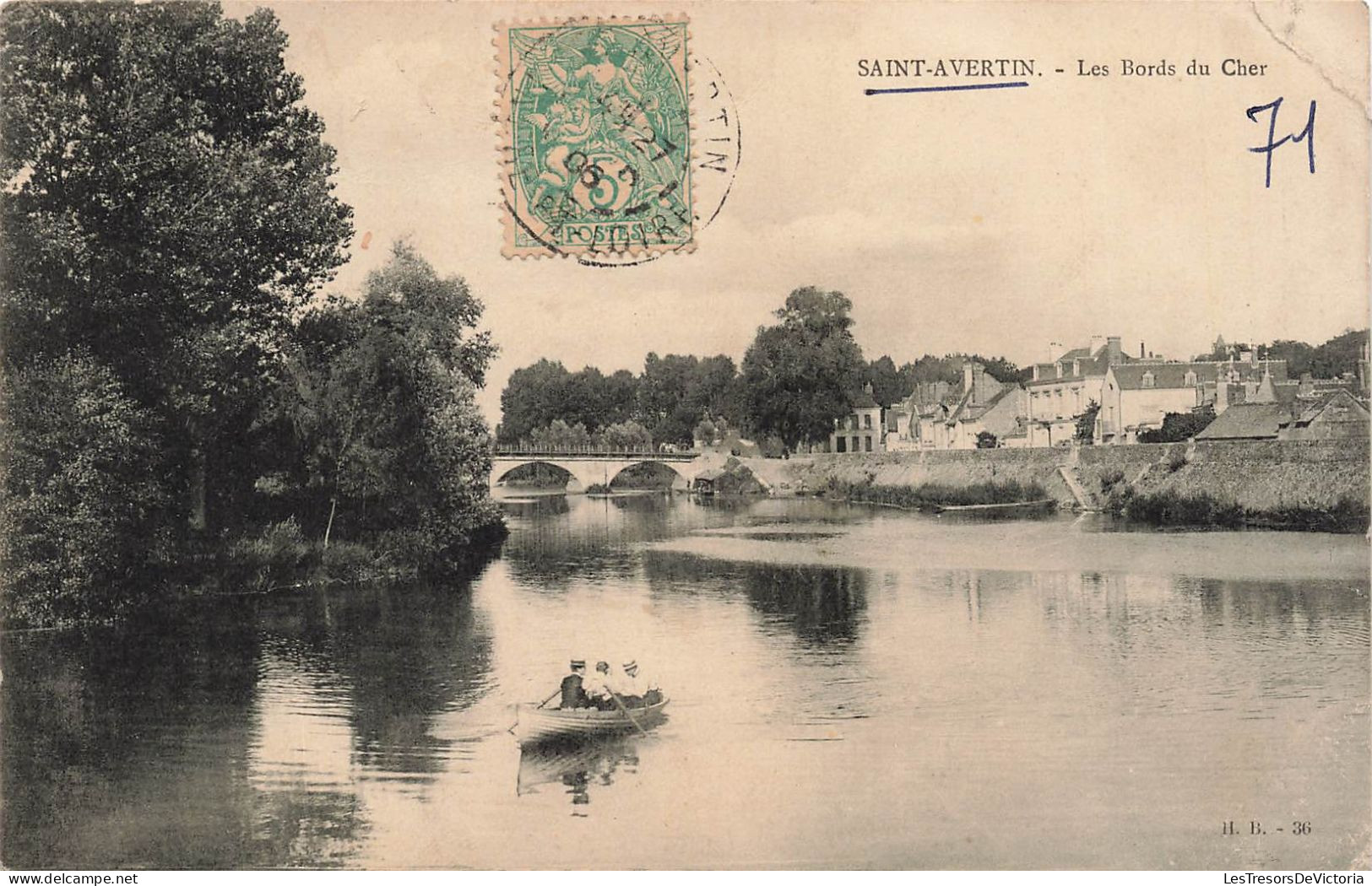 FRANCE - Saint Avertin - Vue Sur Les Bords Du Cher - Carte Postale Ancienne - Saint-Avertin