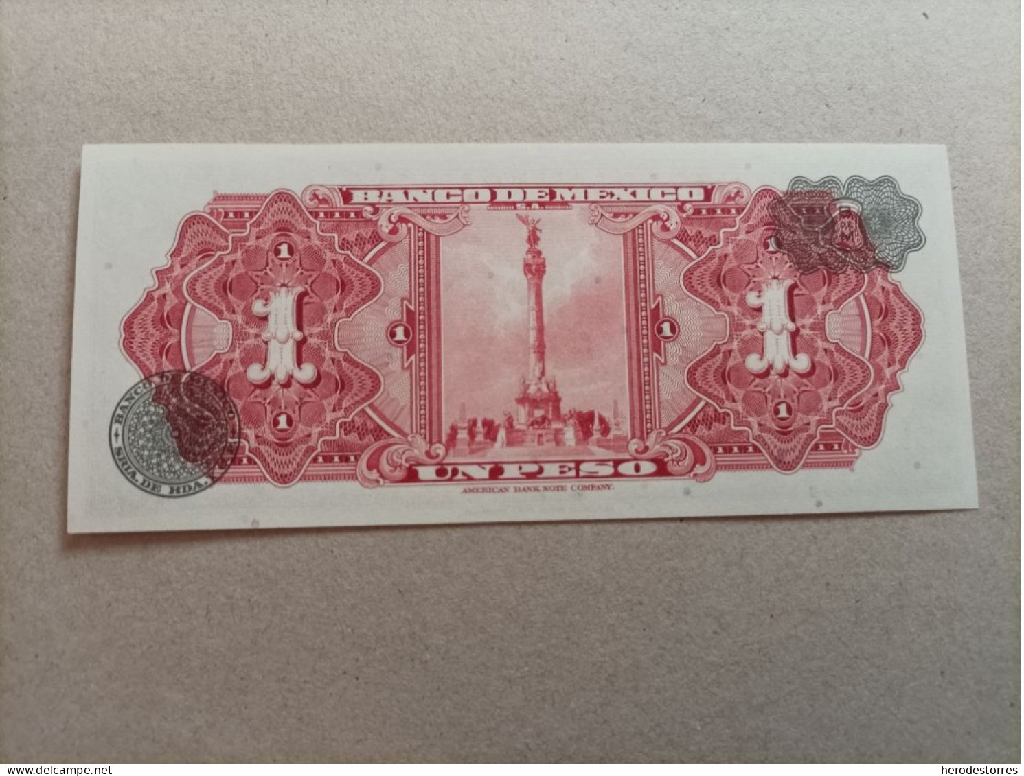 Billete De México De 1 Peso, Año 1961, UNC - Mexiko