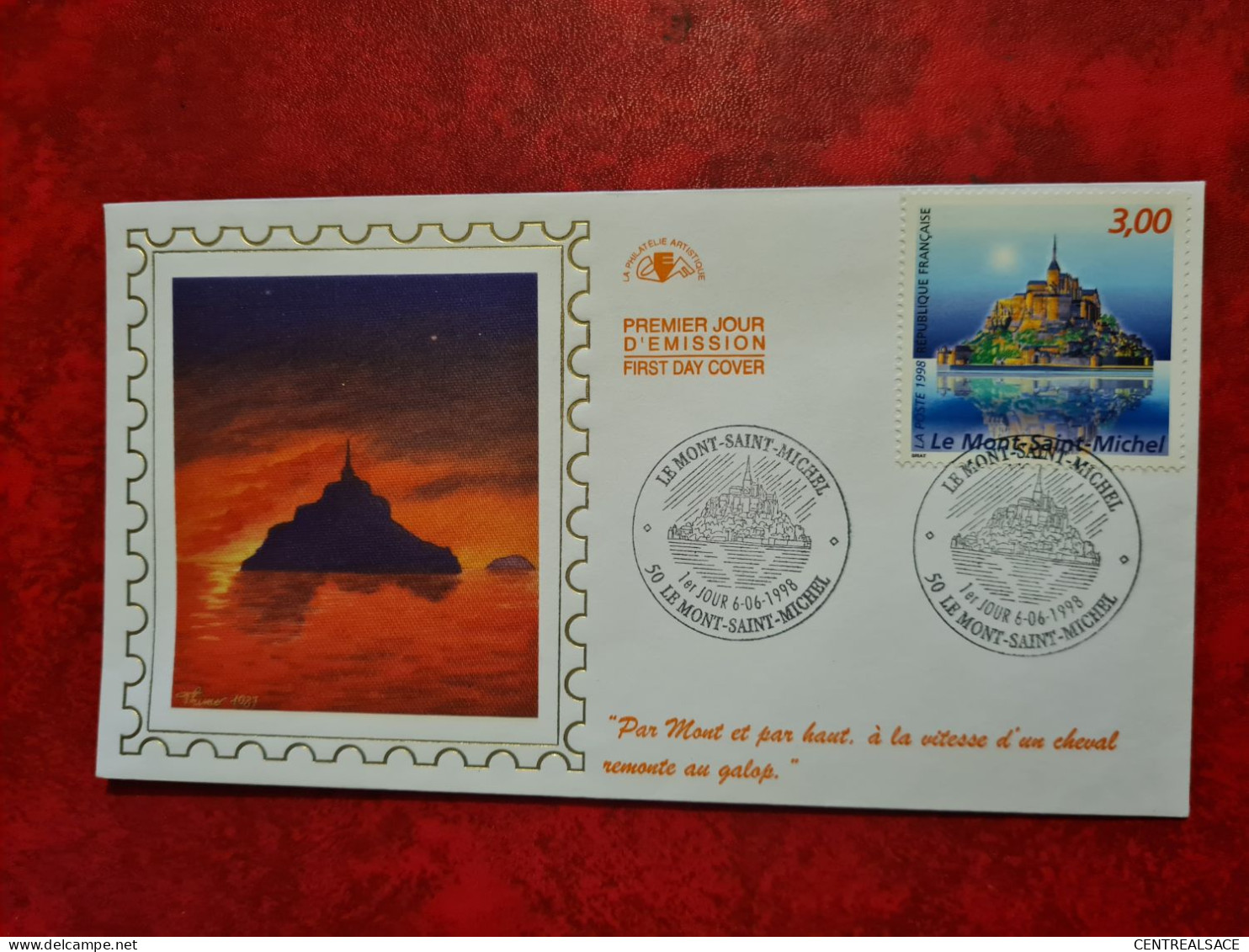 Lettre / Carte 1998 LE MONT SAINT MICHEL FDC - Sonstige & Ohne Zuordnung