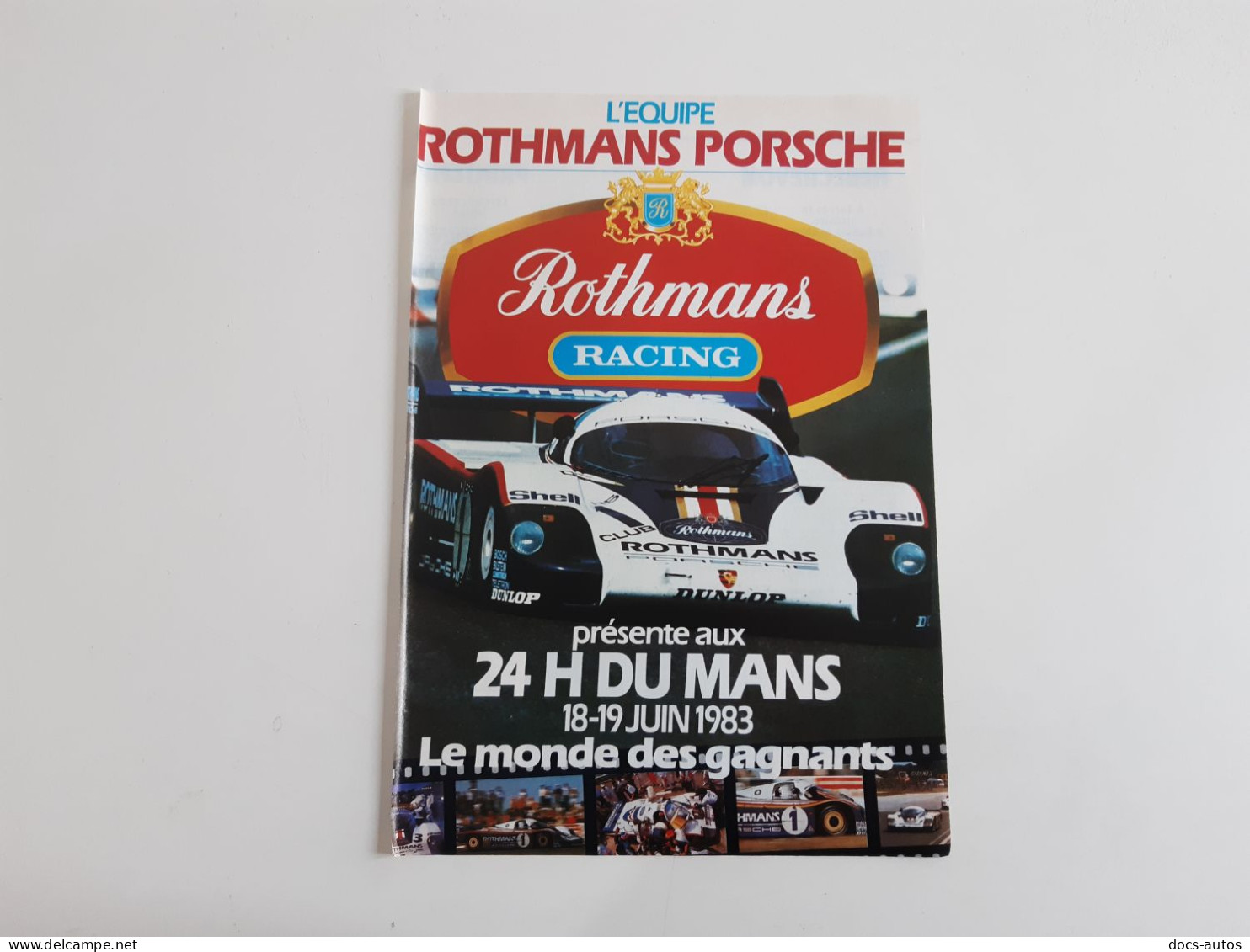 Rothmans Racing 24 Heures Du Mans 1983 - Publicité De Presse Automobile - Autres & Non Classés