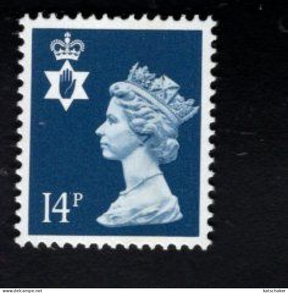 467629875 1988 SCOTT NIMH24 GIBBONS NI39 (XX) - QUEEN ELIZABETH II - CENTRE BAND - Nordirland